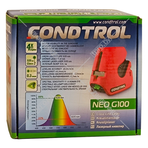 Лазерный нивелир NEO G100 CONDTROL (1-5-090) купить в Гродно фото 2