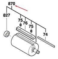 Строгальная ножевая головка к GHO 16-82 D / GHO 26-82 D BOSCH (2609110193) купить в Гродно
