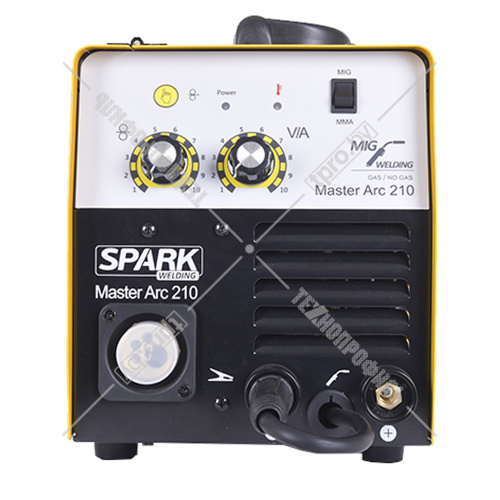 Полуавтомат сварочный MasterArc 210(euro) (200 А/пр 0,6-1,0 мм/э 1,6-5 мм) SPARK купить в Гродно фото 2