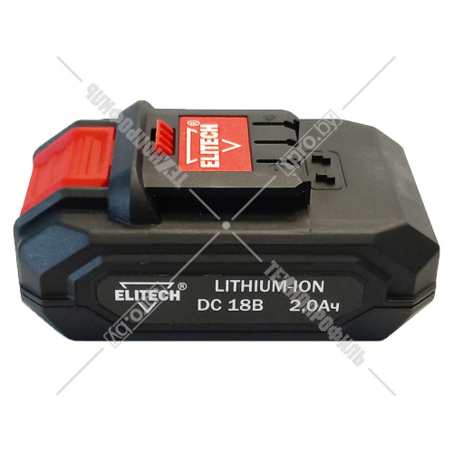 Аккумулятор 18V 2.0 Ah Li-Ion (1 шт) ELITECH (1820.098600) купить в Гродно фото 2