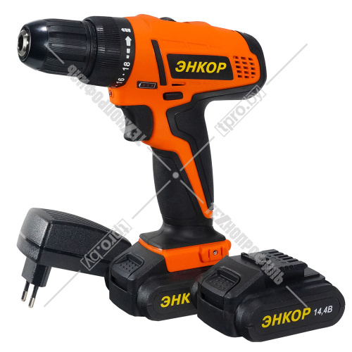 Дрель-шуруповерт аккумуляторная ДША-2 14,4ЭР/10Л Энкор (50024) купить в Гродно фото 4