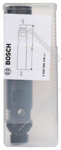 Удлинитель для коронок сухого сверления 150 мм G 1/2" BOSCH (2608598146) купить в Гродно фото 2