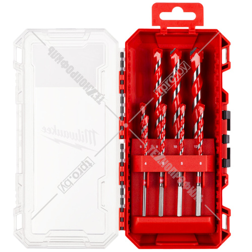 Набор сверл по бетону 4-12 мм Premium Gen. 2 (8 шт) Milwaukee (4932493881) купить в Гродно фото 2 Набор сверл по бетону 4-12 мм Premium Gen. 2 (8 шт) Milwaukee (4932493881) купить в Гродно фото 2