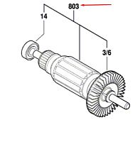 Ротор к лобзику GST 90 E / GST 90 BE / GST 850 BE BOSCH (1619P09157) купить в Гродно