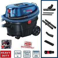 Пылесос строительный GAS 12-25 PL Professional BOSCH (060197C100) купить в Гродно