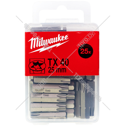 Бита TX40 25 мм (25 шт) Milwaukee (4932399600) купить в Гродно