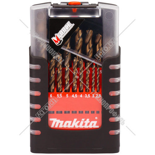 Набор сверл по металлу M-force 1-10 мм (19 шт) Makita (D-29876) купить в Гродно
