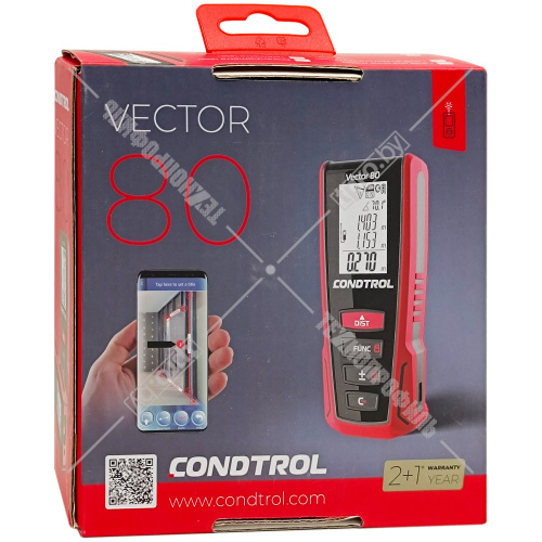 Лазерный дальномер Vector 80 CONDTROL (1-4-099) купить в Гродно фото 3