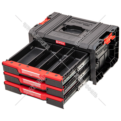 Ящик для инструмента с 3-мя выдвижными ящиками Qbrick System PRO Drawer 3 Toolbox 2.0 Basic (SKRQPROD3B2CZAPG001) купить в Гродно фото 5
