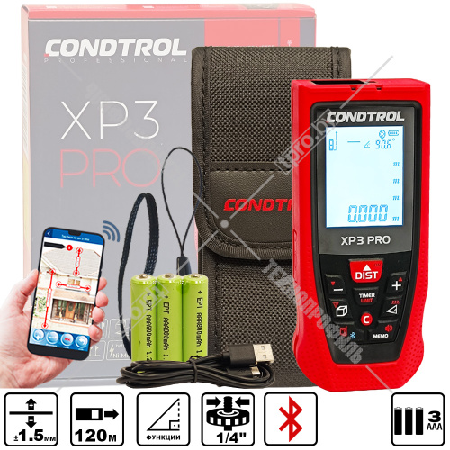 Лазерный дальномер XP3 Pro CONDTROL (1-4-103) купить в Гродно