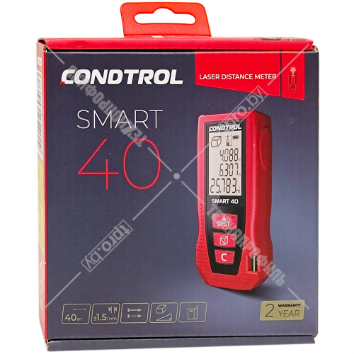 Лазерный дальномер SMART 40 CONDTROL (1-4-097) купить в Гродно фото 2