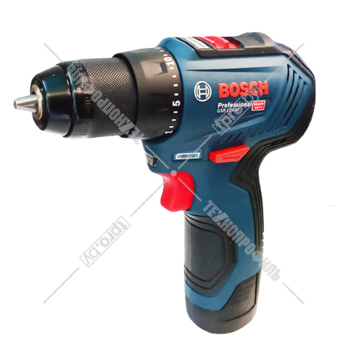 Дрель-шуруповерт аккумуляторная GSR 12V-30 Professional BOSCH (06019G9000) купить в Гродно фото 4