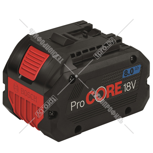 Аккумулятор ProCORE18V 8.0 Ah (2 шт) + зарядное GAL 18V-160 C BOSCH (1600A016GP) купить в Гродно фото 8