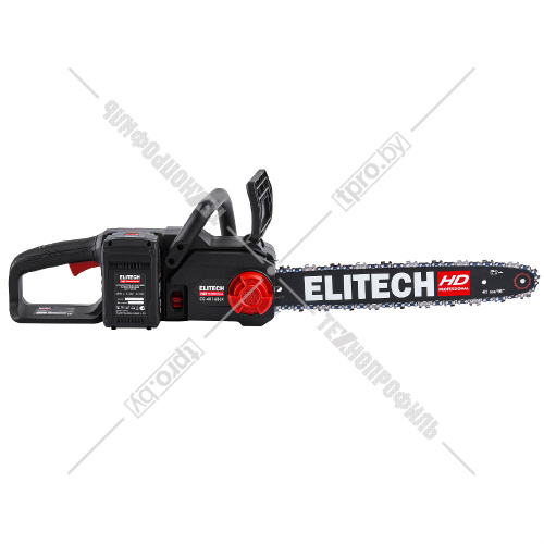 Пила цепная аккумуляторная CS 4016BLК ELITECH HD (E1611.027.01) купить в Гродно фото 4