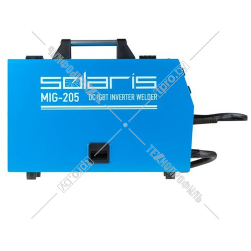 Полуавтомат сварочный MIG-205 (200 А/э 1,6-4 мм/пр 0,6-0,8 мм) Solaris купить в Гродно фото 3