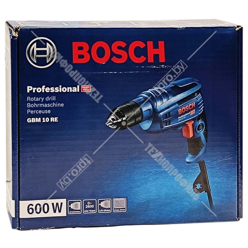 Дрель безударная GBM 10 RE Professional BOSCH (0601473600) купить в Гродно фото 2