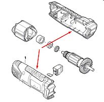 Корпус к PWS 700-125 BOSCH (2609004775) купить в Гродно