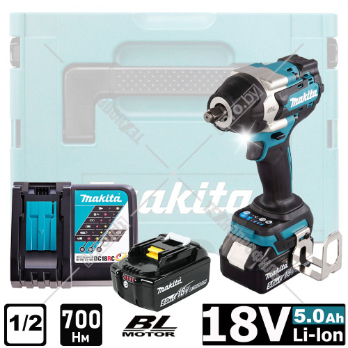 Гайковерт аккумуляторный DTW700RTJ (DTW 700 RTJ) MAKITA купить в Гродно