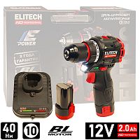 Дрель-шуруповерт аккумуляторная CD 12L2 ELITECH HD (E2201.038.01) купить в Гродно