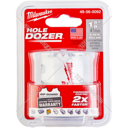 Коронка по дереву 41 мм Hole Dozer Holesaw Milwaukee (49560092) купить в Гродно