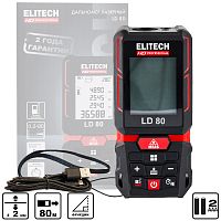 Лазерный дальномер LD 80 ELITECH HD (204770) купить в Гродно