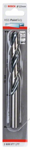 Сверло по металлу 13х151 мм HSS PointTeQ BOSCH (2608577177) купить в Гродно