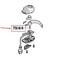 Пружина сжатия к ROTAK 32 / ROTAK 37 LI / ALR 900 / AVR 1100 BOSCH (F016L66240) купить в Гродно