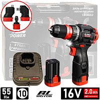 Дрель-шуруповерт аккумуляторная CD 16UL2 ELITECH HD (E2201.078.02) купить в Гродно