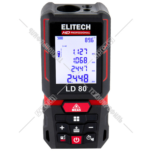 Лазерный дальномер LD 80 ELITECH HD (204770) купить в Гродно фото 4