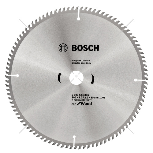 Пильный диск 305х3,2х30 мм Z100 ECO for Wood BOSCH (2608644386) купить в Гродно фото 2