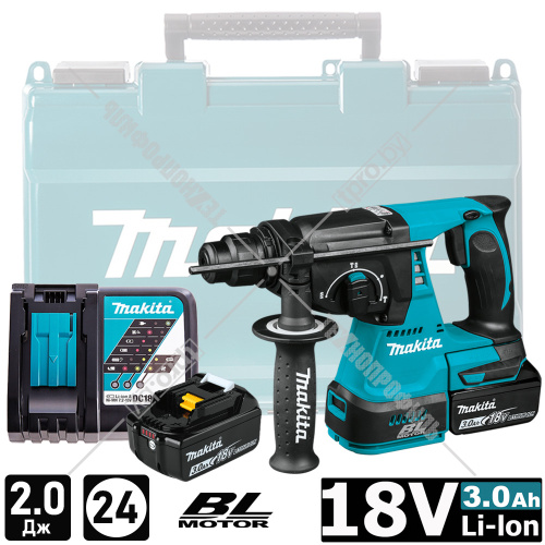 Перфоратор аккумуляторный DHR242RFE (DHR 242 RFE) MAKITA купить в Гродно