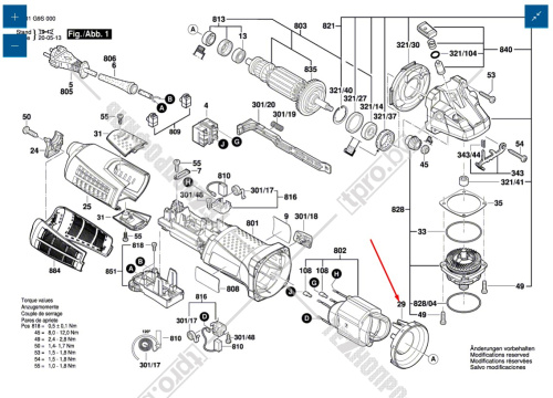 Кольцо воздуховода к GWS 9...19 BOSCH (1600591047) купить в Гродно фото 5