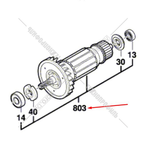 Ротор к дисковой пиле GKS 165 BOSCH (1619P13569) купить в Гродно