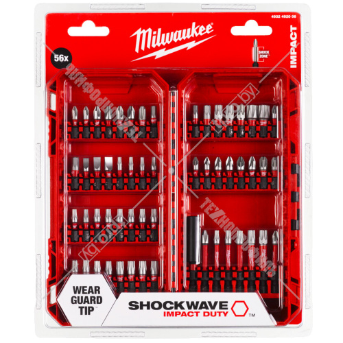 Набор бит Shockwave Impact Duty (56 шт) Milwaukee (4932492006) купить в Гродно