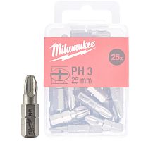 Бита крестообразная PH3 25 мм (25 шт) Milwaukee (4932399588) купить в Гродно