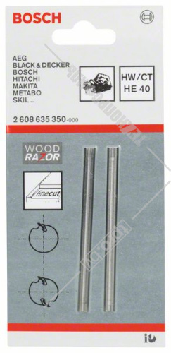 Нож для рубанка  82 мм WR (2 шт) BOSCH (2608635350) купить в Гродно