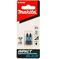 Бита ударная PZ1 25 мм Impact Black (2 шт) MAKITA (B-63638) купить в Гродно