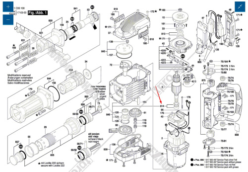 Подшипник к бетонолому GSH 16-30 BOSCH (1617000481) купить в Гродно фото 2