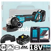 Угловая шлифмашина аккумуляторная DGA517RTJ (DGA 517 RTJ) MAKITA купить в Гродно