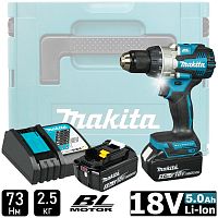 Дрель-шуруповерт аккумуляторная DDF489RTJ (DDF 489 RTJ) MAKITA купить в Гродно