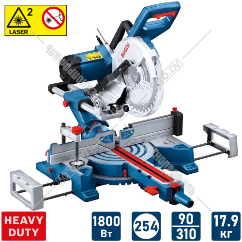 Пила торцовочная GCM 254 D Professional BOSCH (0601B53000) купить в Гродно