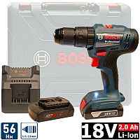 Дрель-шуруповерт ударная аккумуляторная GSB 183-LI Professional BOSCH (06019K9100) купить в Гродно