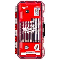 Набор сверл универсальных HEX 4-12 мм (8 шт) GEN lll Shockwave Milwaukee (4932493871) купить в Гродно