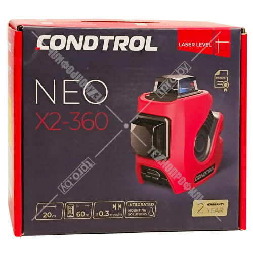 Лазерный нивелир NEO X2-360 CONDTROL (1-2-128) купить в Гродно фото 2