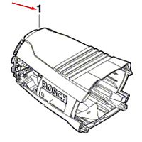 Корпус мотора к GWS 22/24/26-230 LVI BOSCH (1605108264) купить в Гродно