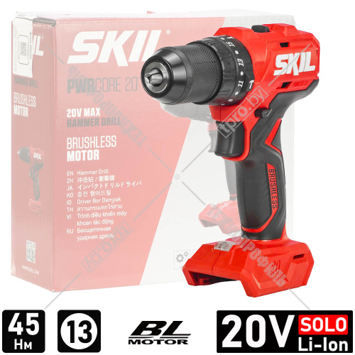 Дрель-шуруповерт ударная аккумуляторная HD6280 SKIL (HD6280SE00) купить в Гродно