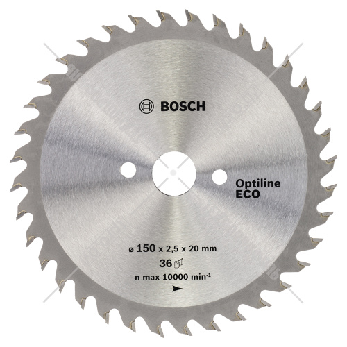 Пильный диск 150х2,5х20/16 мм Z36 ECO for Optiline BOSCH (2608641784) купить в Гродно фото 2