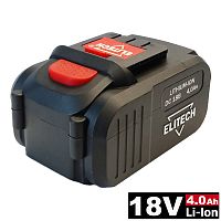 Аккумулятор 18V 4.0 Ah Li-Ion (1 шт) ELITECH (1820.067700) купить в Гродно