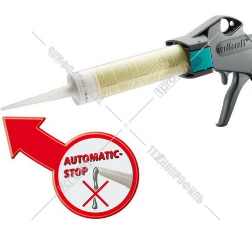 Пистолет механический для герметика Wolfcraft (4355000) купить в Гродно фото 3