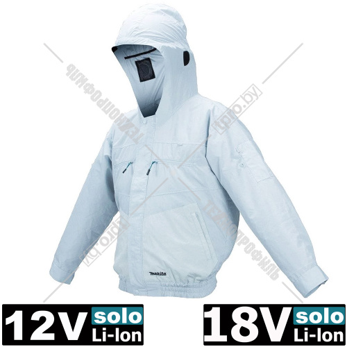 Куртка с охлаждением DFJ207Z2XL (размер 2XL) аккумуляторная MAKITA купить в Гродно